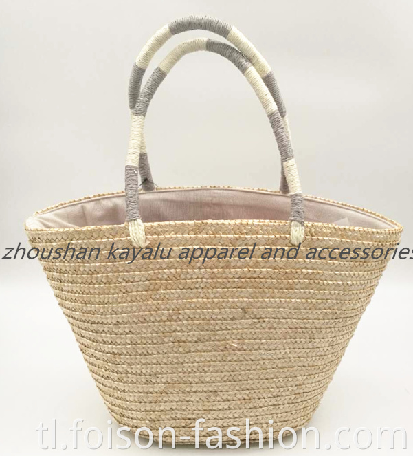 Hot Sell Ladies Beach Bag Wheat Straw Hat1